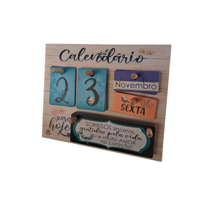 Calendário permanente colors - Imagem: 1