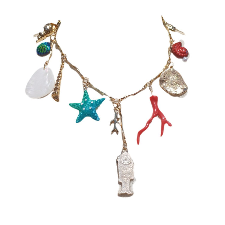 Colar moda verão dourado  - Imagem: 1