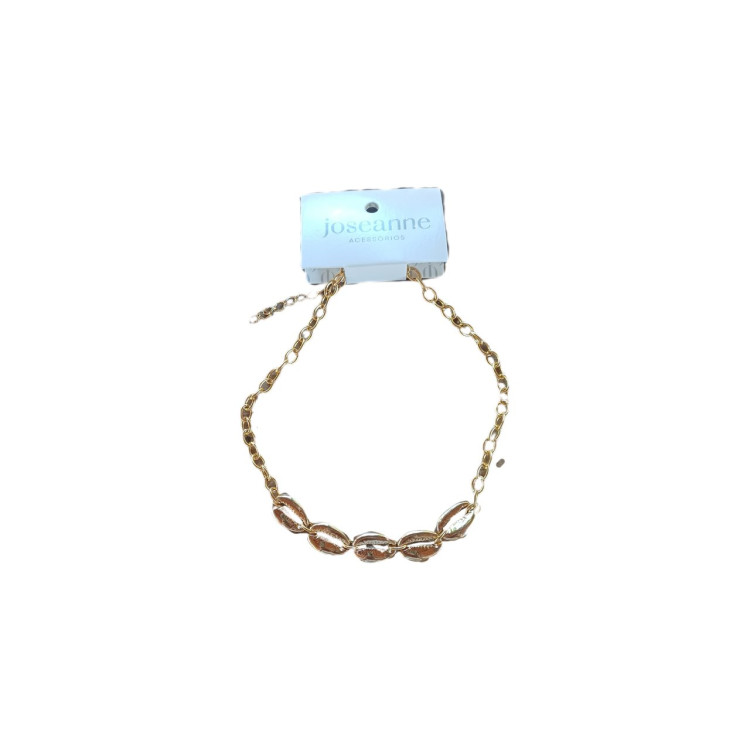 Colar gargantilha Búzios dourado - Imagem: 1