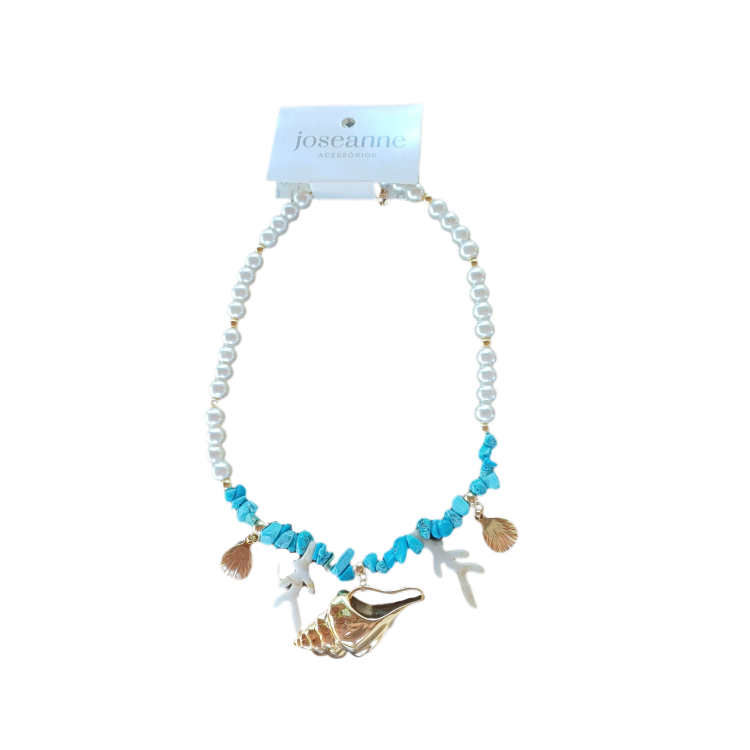 Colar fundo do mar azul  - Imagem: 1