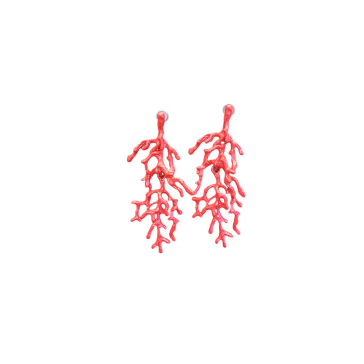 Brinco coral vermelho - Imagem: 1