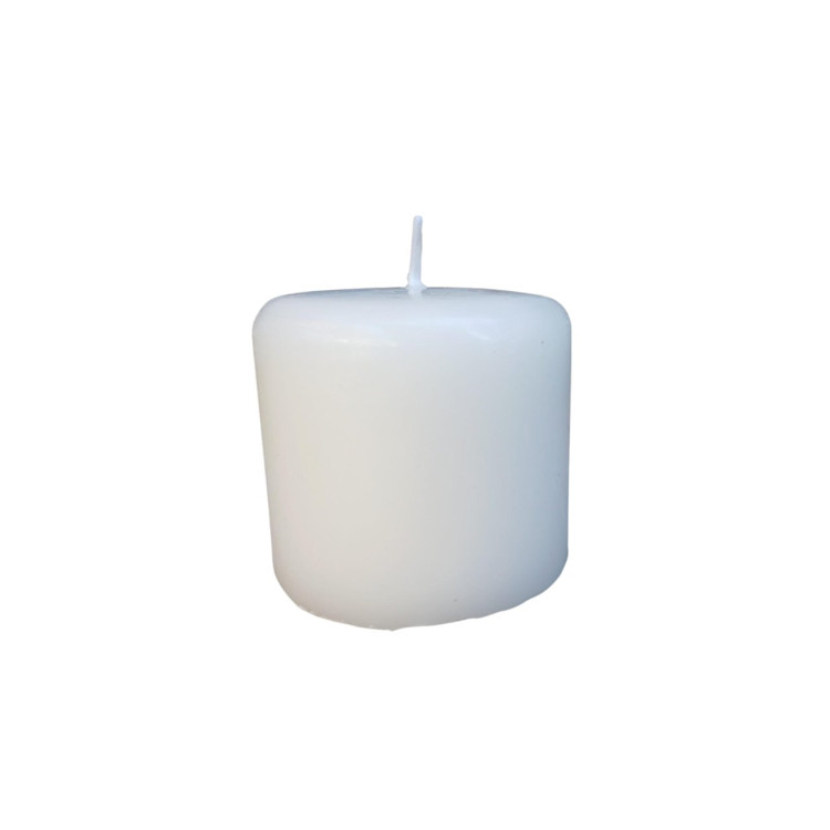 Vela pilar branca 07 x 08 cm  - Imagem: 1