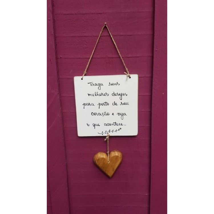 placa 17x17 com dizer  - Imagem: 2