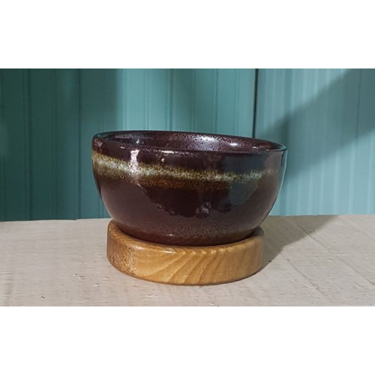 bowl com suporte em madeira  - Imagem: 2