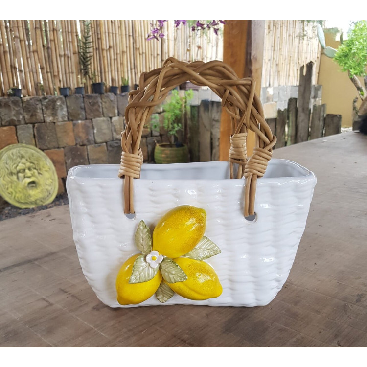 Bolsa em cerâmica Limão em 3d - Imagem: 2