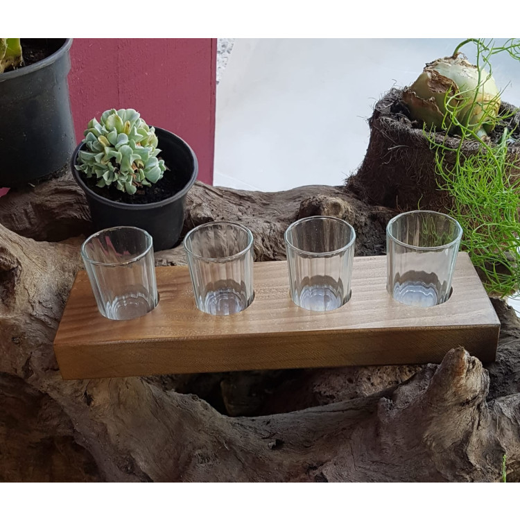 Tábua com 4 mini copos - Imagem: 3