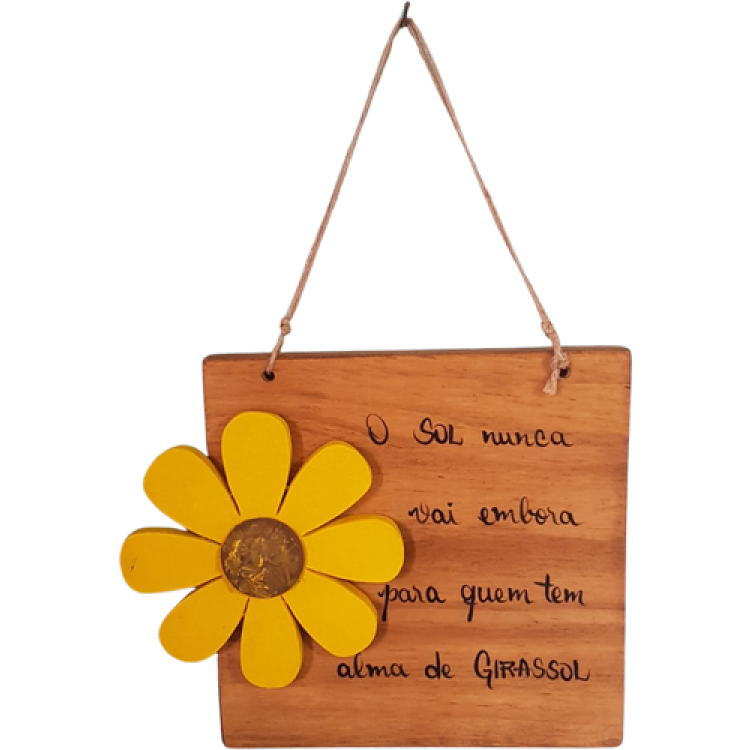 placa girassol - Imagem: 1