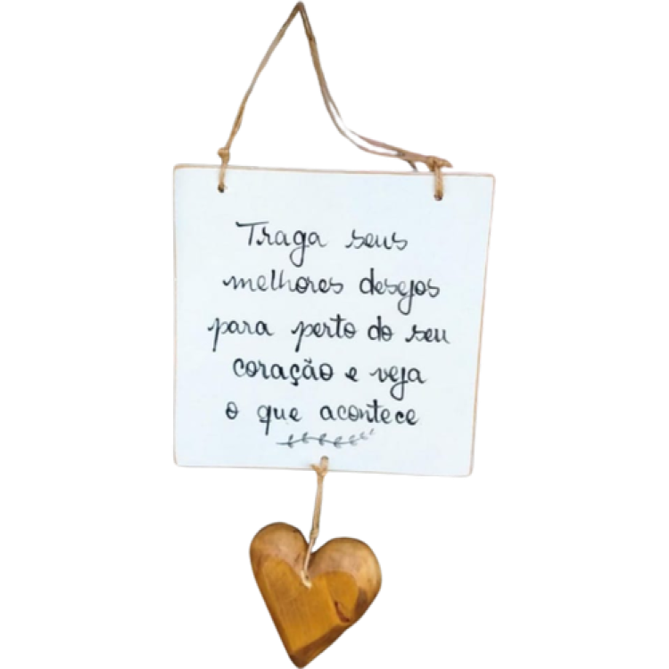placa 17x17 com dizer  - Imagem: 1