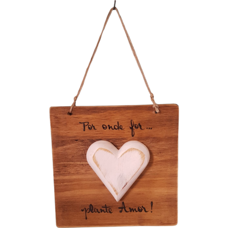 placa 17x17 com dizer  - Imagem: 1