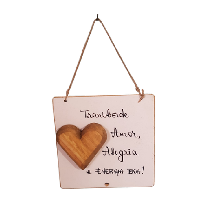 placa 17x17 com dizer  - Imagem: 1