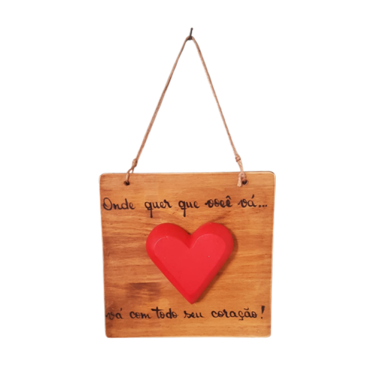 placa 17x17 com dizer  - Imagem: 1