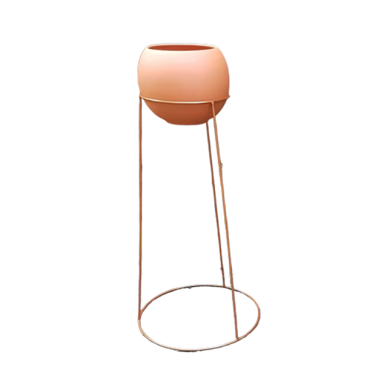 vaso de chão terra matte G - Imagem: 1