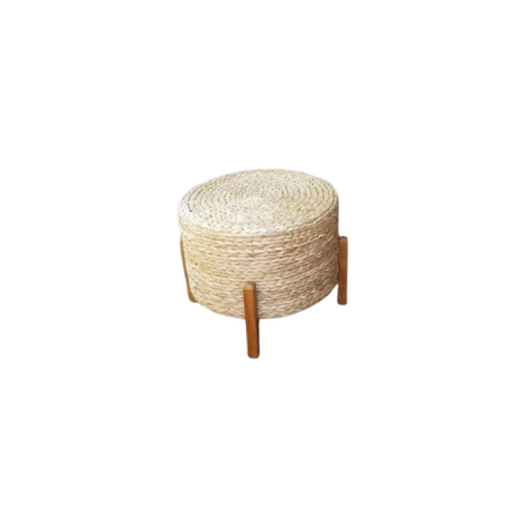 puff M de taboa com pés  - Imagem: 1
