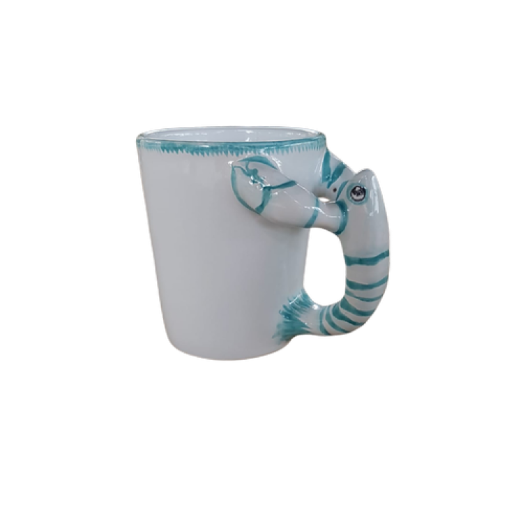 mug pitú crustáceo turquesa  - Imagem: 1