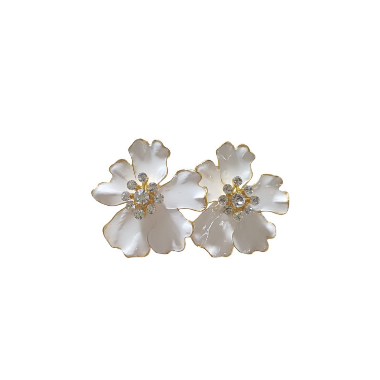 Brinco Flor Branca - Imagem: 1