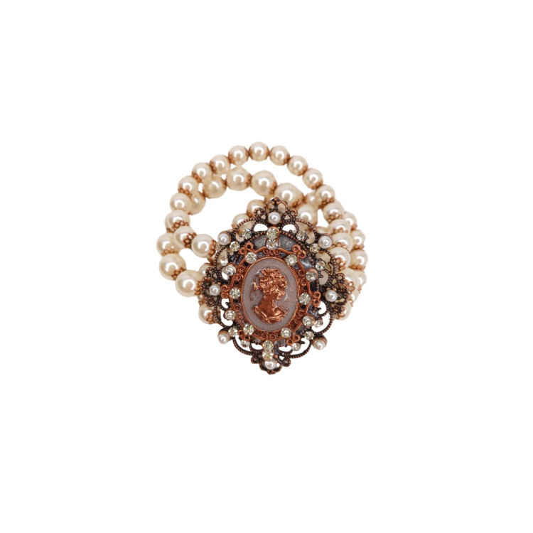 Pulseira pérolas camafeu - Imagem: 1