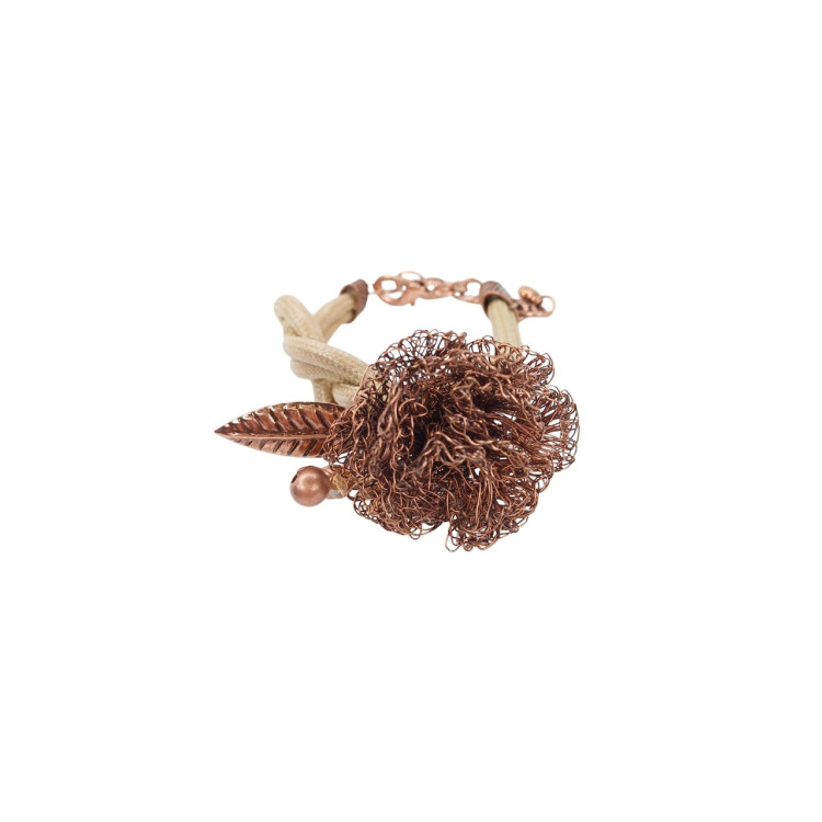 Pulseira flor e nó  - Imagem: 1