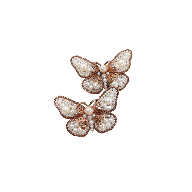 Dupla de broche borboleta  - Imagem: 1