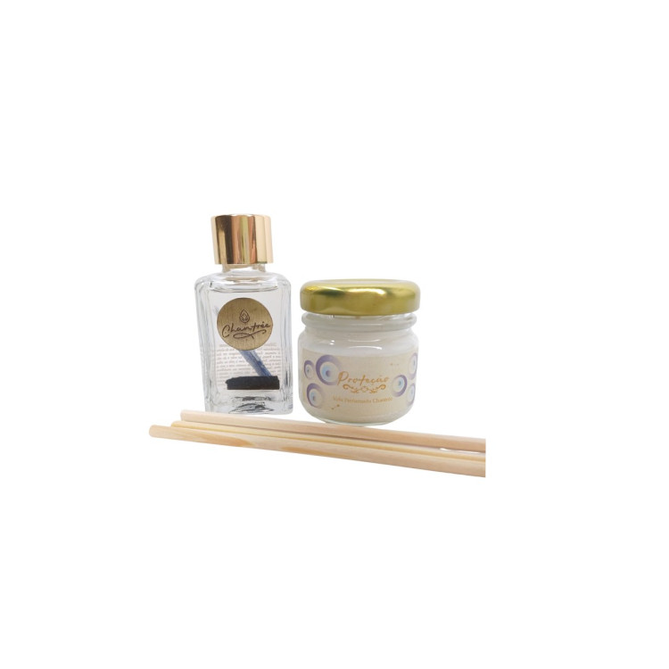kit mini vela e difusor proteção - Imagem: 1