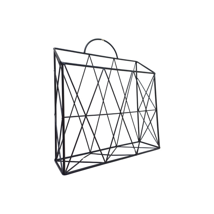 cesta de parede/chão preto - Imagem: 1