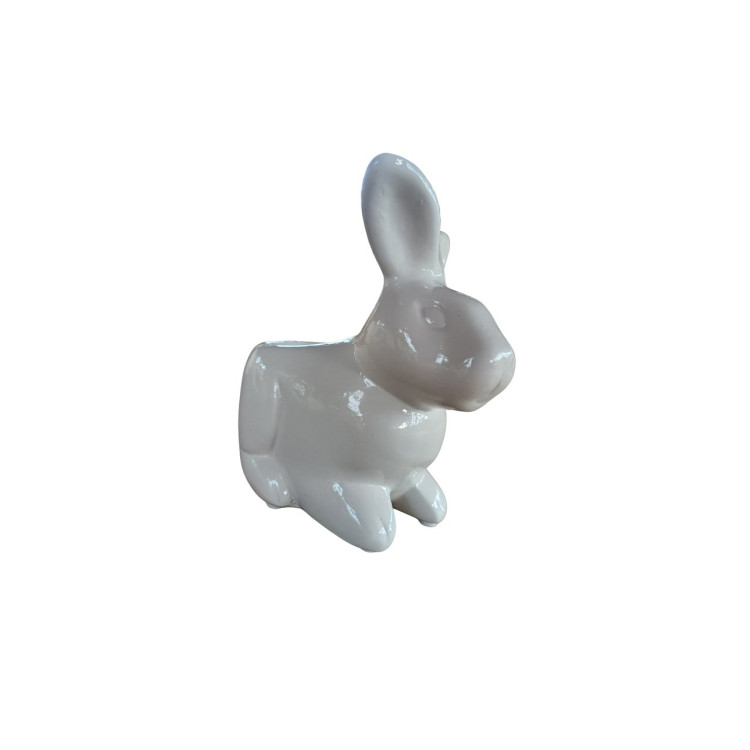 Coelho floreira off-white - Imagem: 1