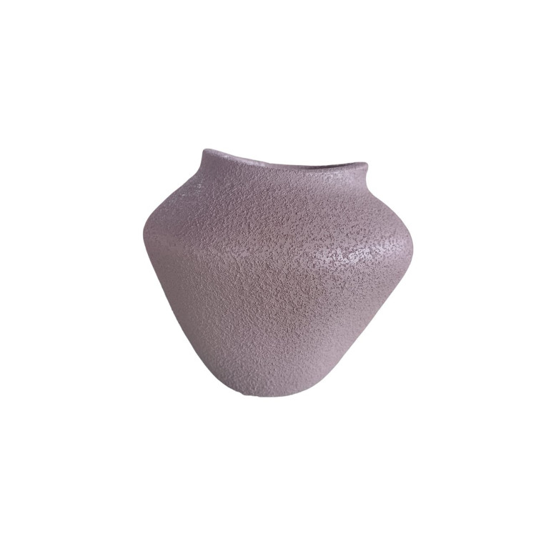 Vaso M marrom fosco texturizado fosco - Imagem: 1