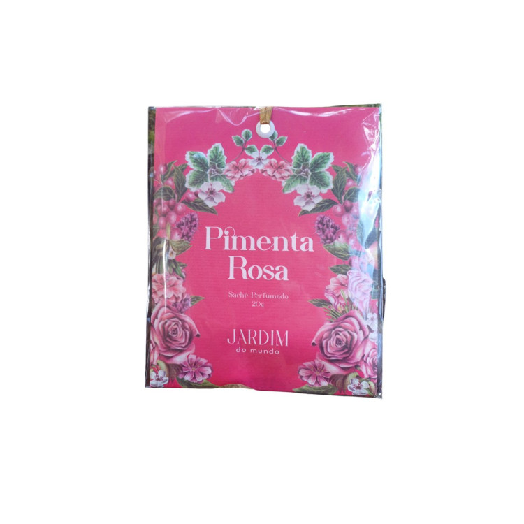 Sachê perfumado pimenta rosa 20g - Imagem: 1