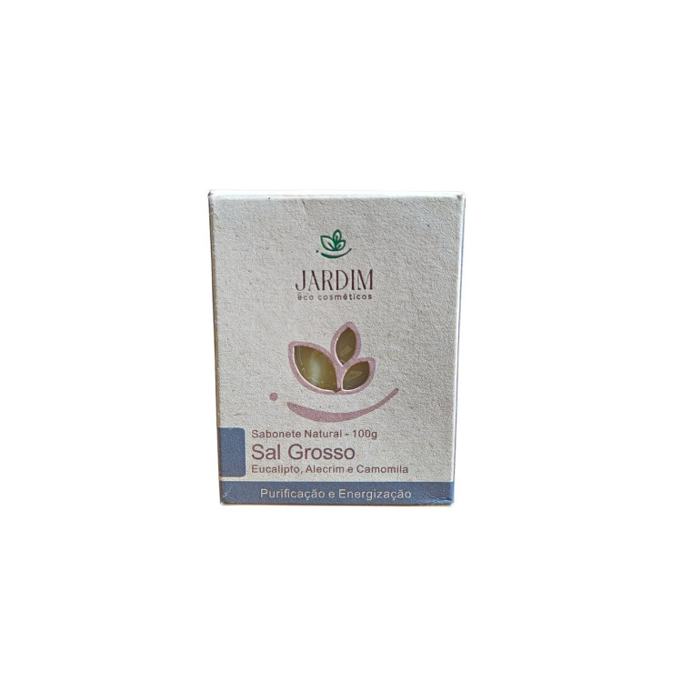 Sabonete natural sal grosso 100g - Imagem: 1