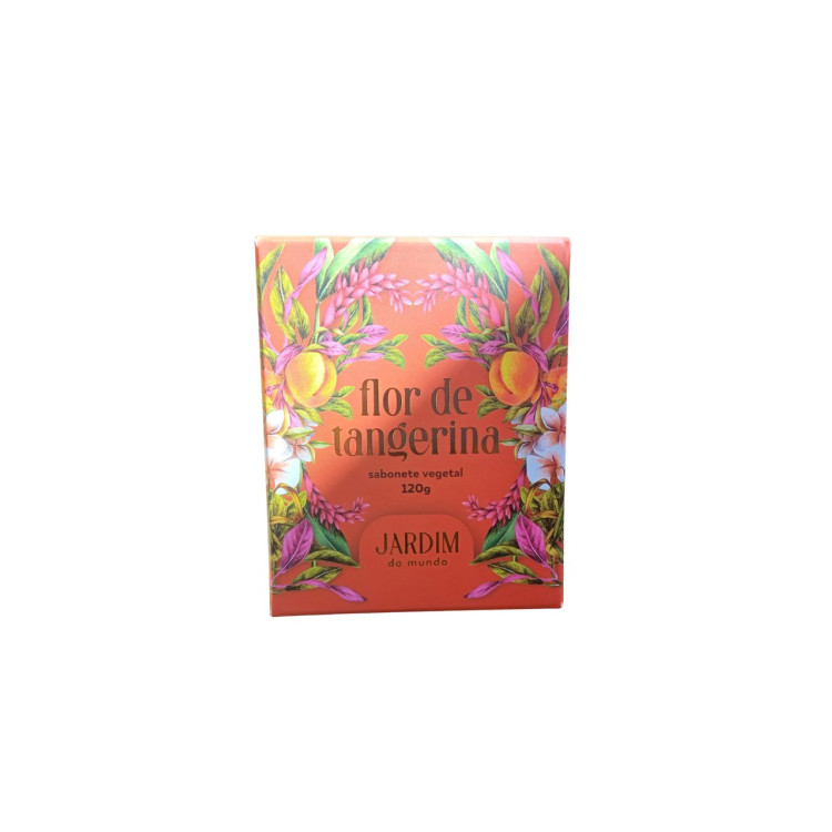 Sabonete Vegetal flor de tangerina - 120g - Imagem: 1