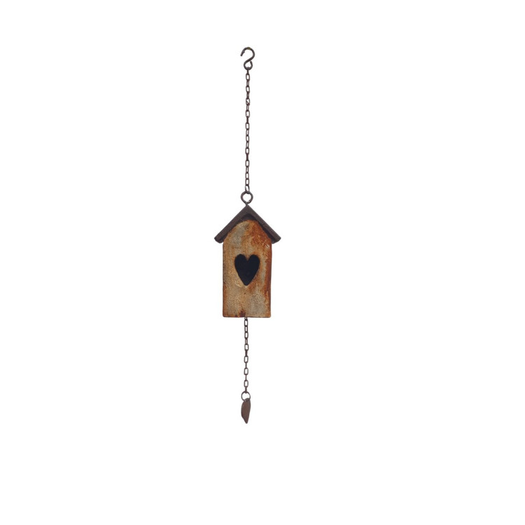 Mini casinha pendente bege  - Imagem: 1