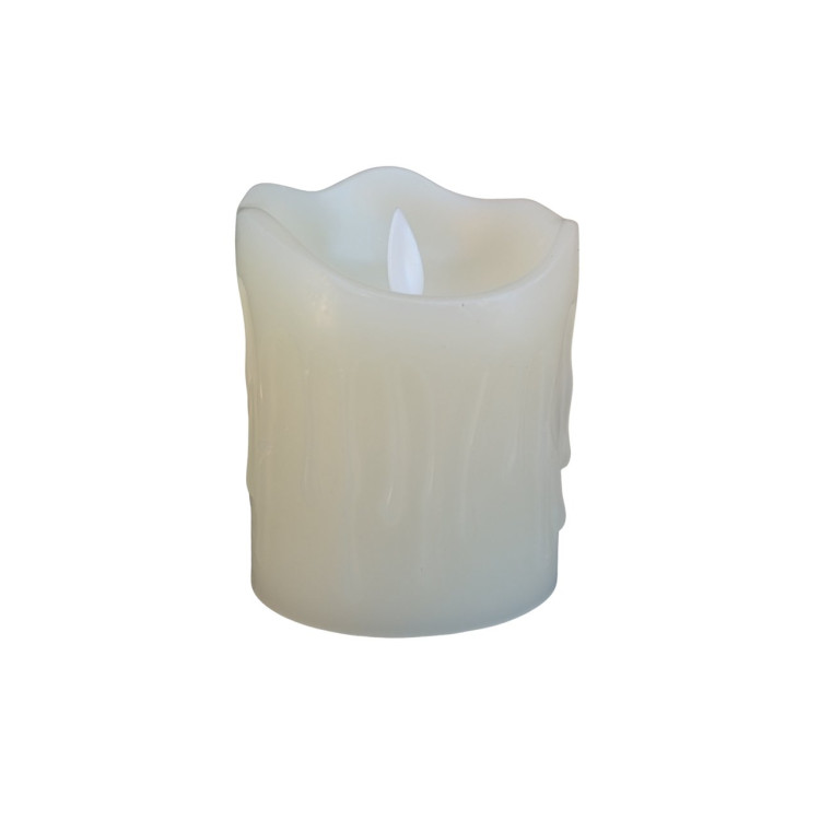Vela led creme 08 x 10 cm - Imagem: 1