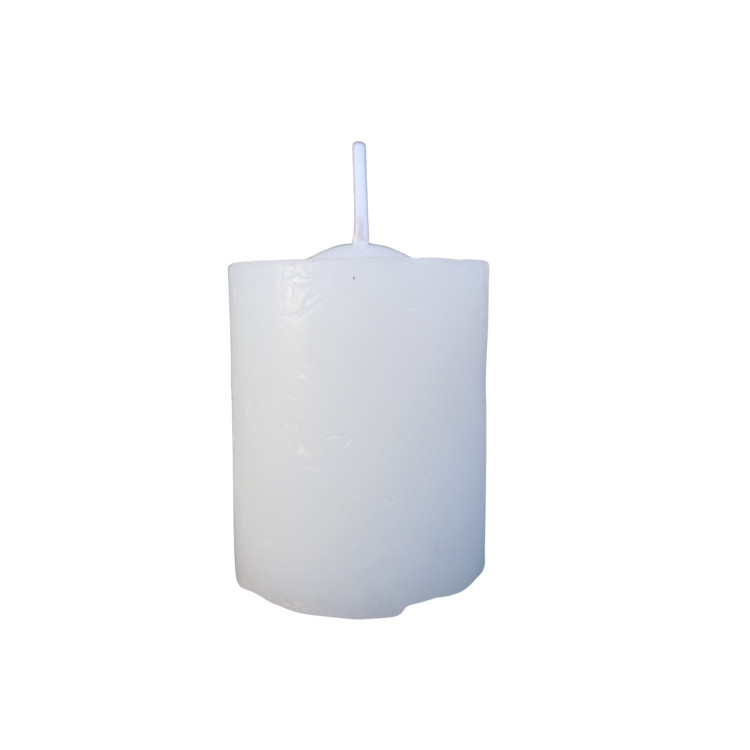 Vela pilar branca  04 x 05cm - Imagem: 1