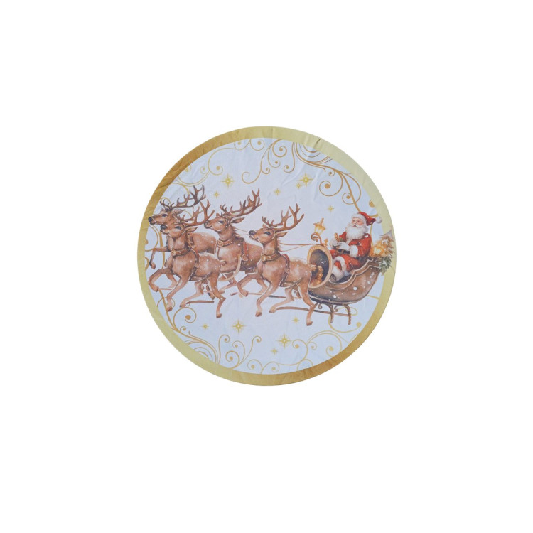 Capa para sousplat treno do papai noel - Imagem: 1