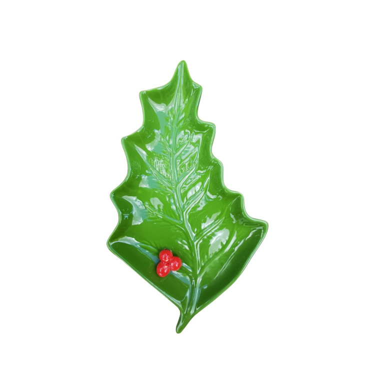 Travessa folha azevinho - Imagem: 1