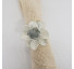 Argola flor branca - Imagem: 3