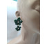 Brinco flor dupla verde  - Imagem: 2