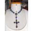 Colar crucifixo azul royal - Imagem: 2