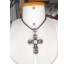 Colar crucifixo pedras e strass - Imagem: 2