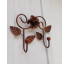 Cabideiro em metal dois ganchos flor - Imagem: 2