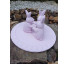 Boleira desmontável coelhos  rosa fosco - Imagem: 4