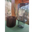 Vaso M vidro com base em madeira - Imagem: 3