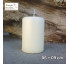 Vela pilar creme 06 x 09 cm - Imagem: 2