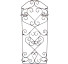 grade c/ 5 suportes para vasos - Imagem: 1
