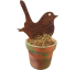 vaso pássaro sentado  - Imagem: 1