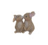 Enfeite coelhos beijinho - Imagem: 1
