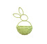 Ninho em rattan verde coelho - Imagem: 1
