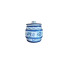 Pote com tampa azul e branco - Imagem: 1
