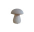 Mini cogumelo off-white fosco texturizado - Imagem: 1