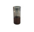 Vaso M vidro com base em madeira - Imagem: 1