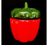 Pote pimentão vermelho - Imagem: 1